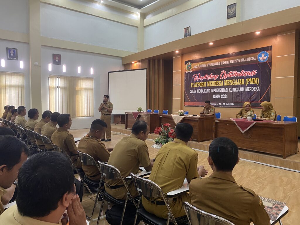 Workshop Optimalisasi Platform merdeka mengajar ( PMM ) dalam mendukung Implementasi kurikulum merdeka tahun 2024